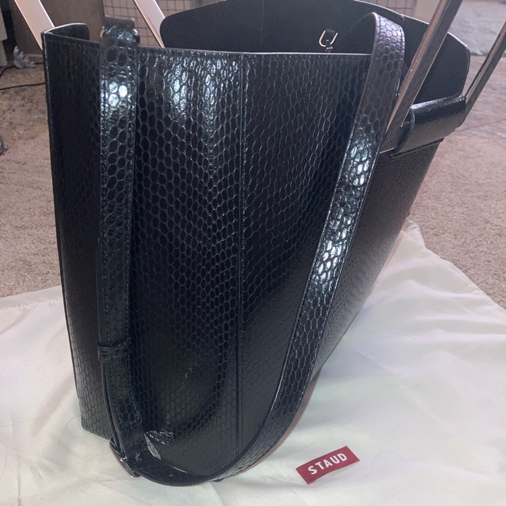 STAUD Black Handbag with Pouch - Picture 2 of 5